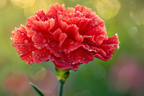 Œillet rouge : symbolique et signification dans le langage des fleurs