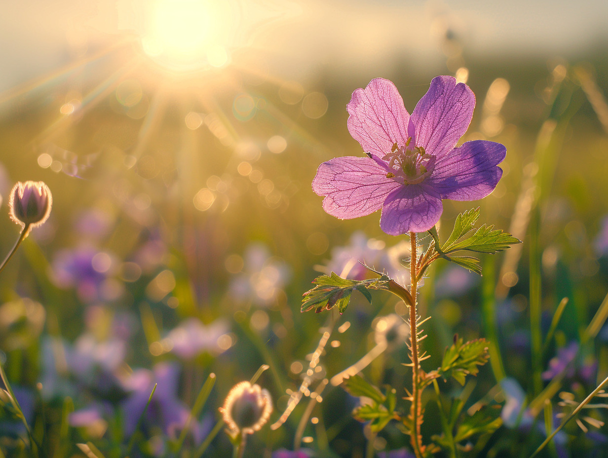 fleur violette