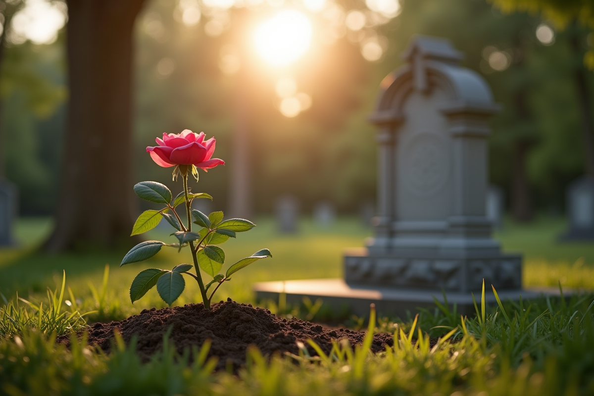 plante tombe