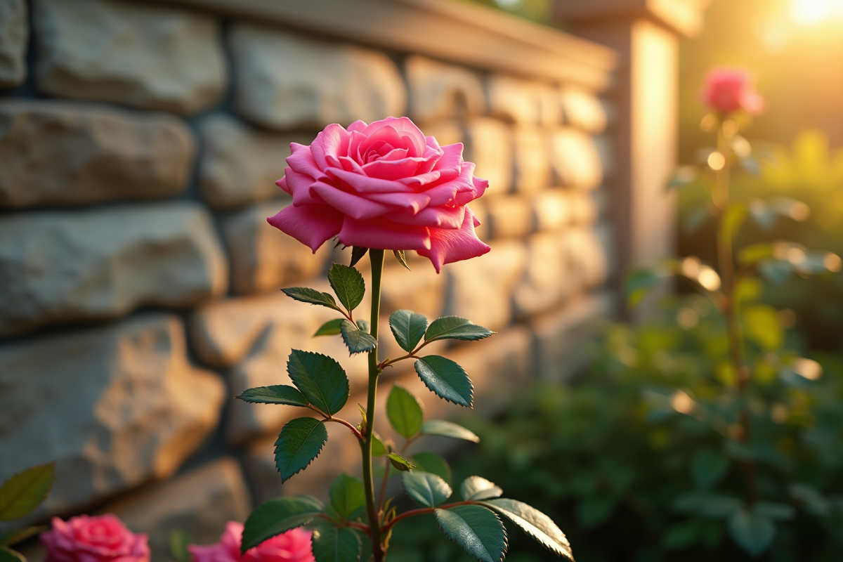 jardin roses