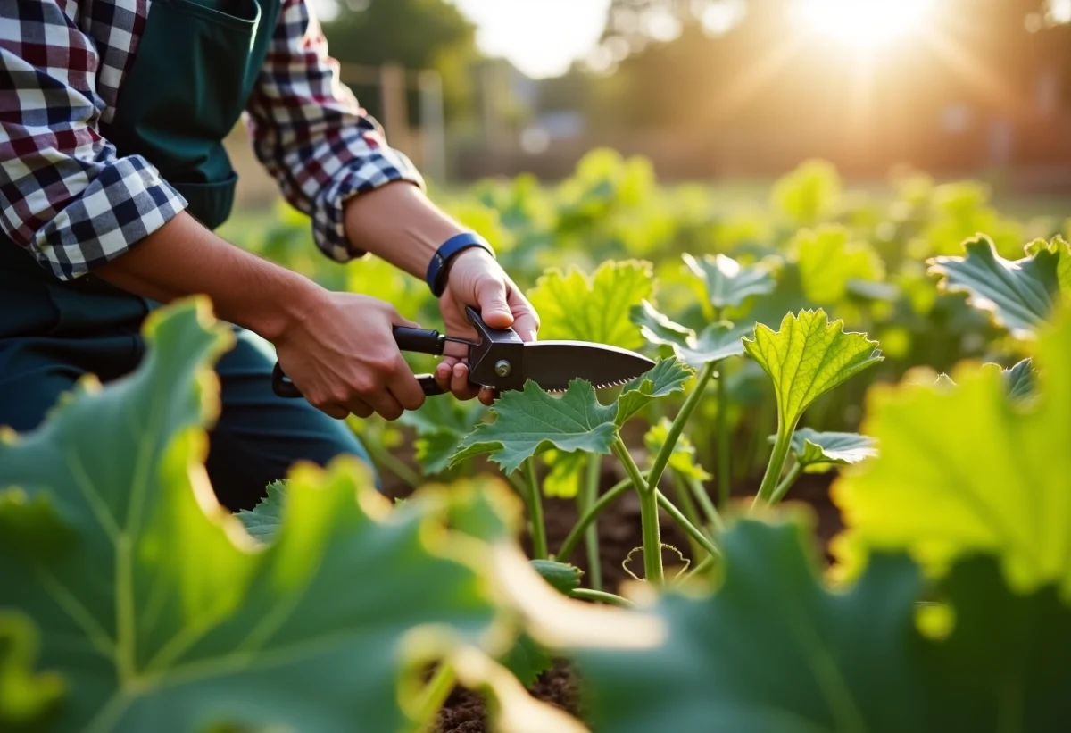 Tailler le butternut au potager pour une croissance optimale