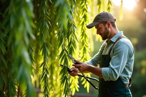 Maîtriser la taille du saule crevette : astuces et conseils