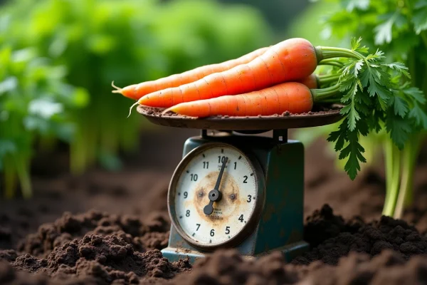 Le poids des carottes : un indicateur de la santé de votre sol