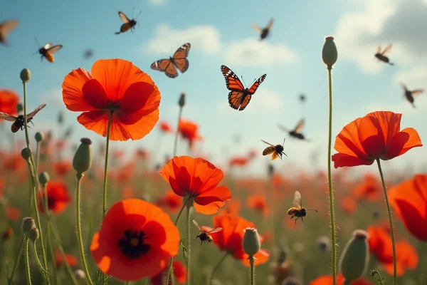 Pavot coquelicot et biodiversité : un rôle essentiel dans nos écosystèmes